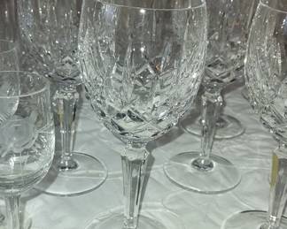 Set of Lady Anne Crystal Stemware by Gorham
