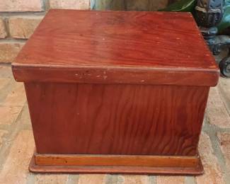 Antique Figured Pine Box