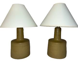 JANE & GORDON MARTZ Table Lamps, Pair
