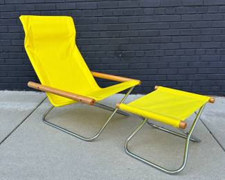 TAKESHI NII NY Folding Chair and Ottoman
