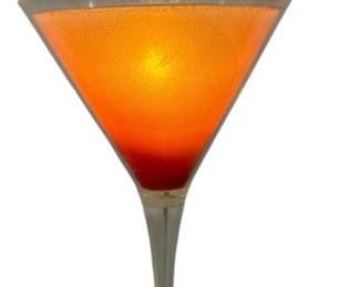 Vintage Martini Glass Lamp
