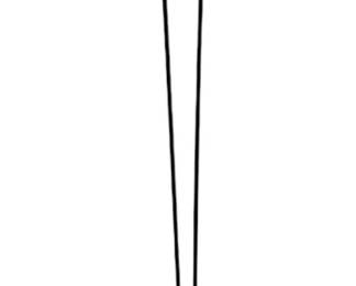 PIOTR SIERAKOWSKI "Silver Cloud", KOCH & LOWY Mid Century Floor Lamp
