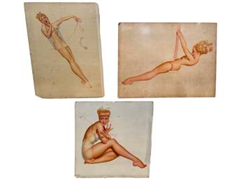 Collection Vintage PETTY Prints on Board
