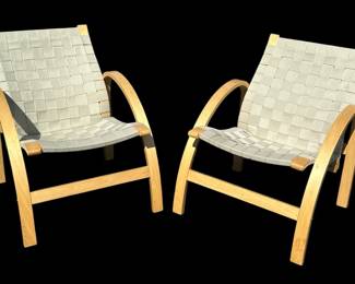 KVIST MOBLER Danish Lounge Chairs, Pair
