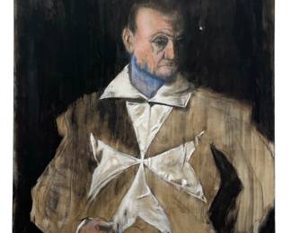 MICHAEL J. DOWLING "Face 1" Oil on Canvas
