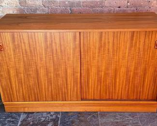 Danish Mid Century Low Credenza
