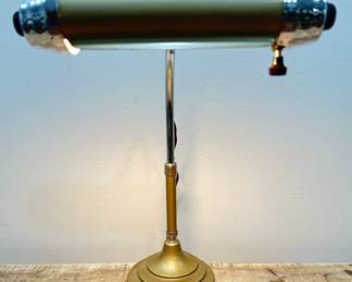 Streamline Machine Age Art Deco Desk Lamp

