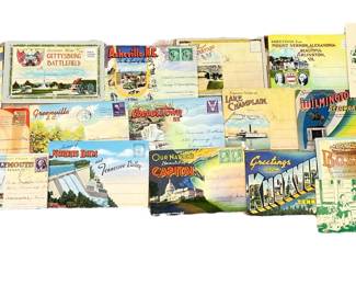 Collection 1940s Girl Scout, Gettysburg, South Carolina Postcards & Souvenirs Folders
