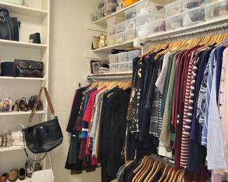 Clothing! Many, many w/tags