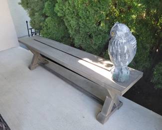 Outdoor bench