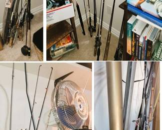 Fishing Poles, Rods, Travel Cases