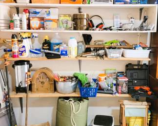 Home and garden care items, camping supplies