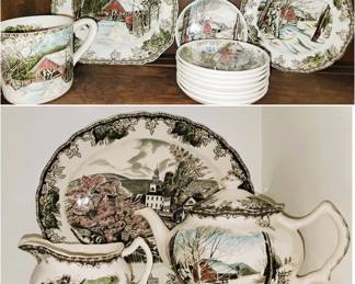 Friendly Village China - Set and individual pieces - Made in England (old)