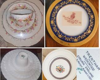 CHINA SETS: Wedgwood Trentham, Davis Collamore, Tuscan Whitecliffe, Coalport Marilyn