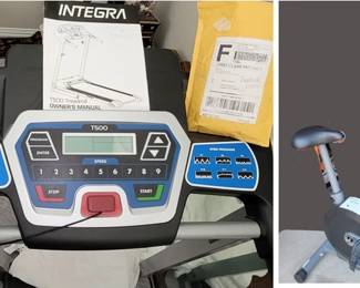 Home Exercise: Integra Treadmill and Bike 