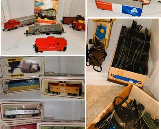 HO Gauge Trains: Track, Controllers, Engines, Cars, Caboose