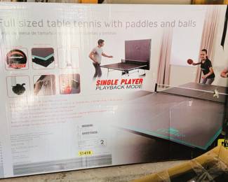 New Full Size Table Tennis / Ping Pong Table Set
