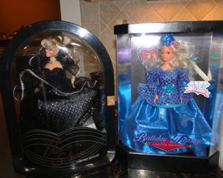 Oh yeah, almost forgot, we have Barbies too