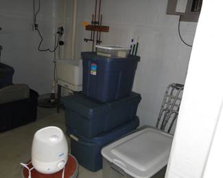 Storage bins, and baskets, come and get them. Priced better them then big box stores