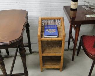 Little wicker side table