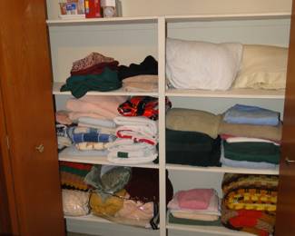 We have some very nice, and clean afghans, and towels and sheet sets too, very clean and very neat