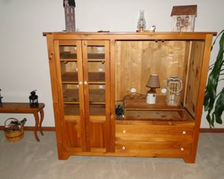 Amish made cabinet for your TV, other electronic devices, or repurpose for a bench or bar