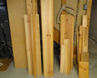 Lumber and boards for building things