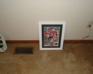 More floral wall art that is handmade