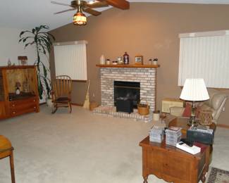 Fun collectibles, in this Family Room