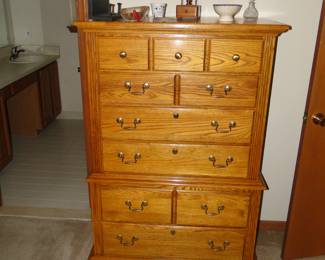 Solid wood dresser offers lots and lots of storage