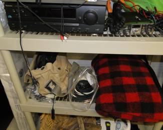 And some random things on the left and a blanket on the right