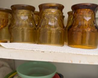 Kitchen cupboards, full of treasures