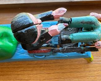 Antique cast iron dental coin bank