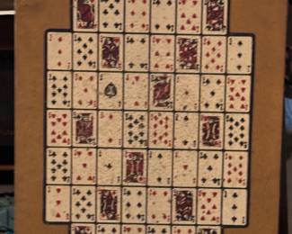 Large vintage Cardart board