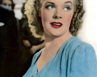 …. we think! Hollywood legend Alice Faye. 