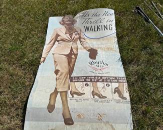 Huge Rhythm Step shoes in-store display