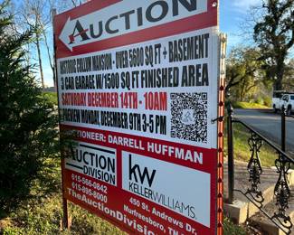 The home will be auctioned the week after this sale.  