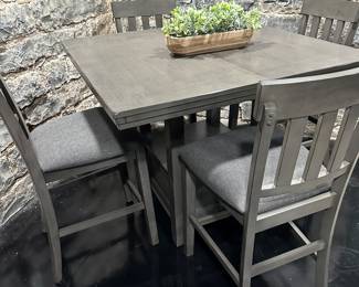 Nice wood high top table