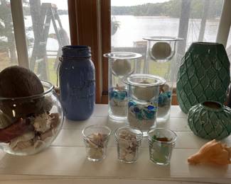 Sea shells and Beach/Lake Items.