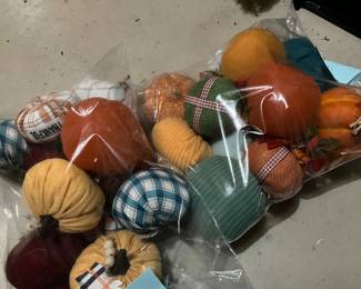 Fabric Pumpkins
