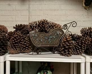 Large pinecones.