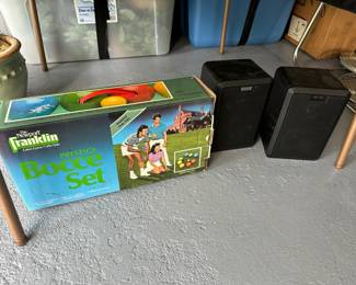 Bocce Set, Indoor / Outdoor Speakers