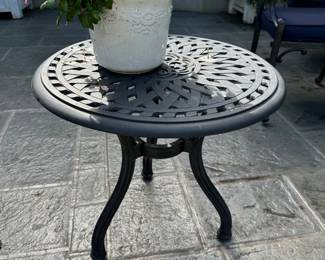 Cast Aluminum Side Table