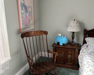 Rocking Chair, Side Table