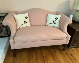 Camel Back Love Seat