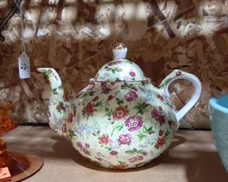 Formalities Baum Bros. Chintz Teapot