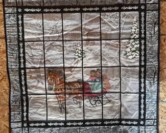 Beautiful Winter Scene Wall Hanging