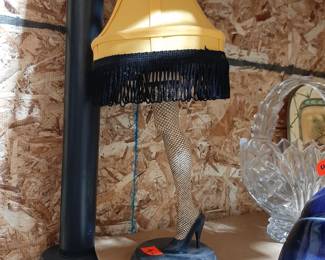 A Christmas Story Tea Light Leg Lamp
