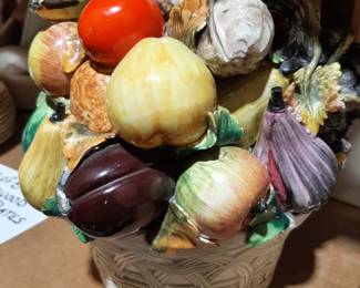 Italian made Glass Vegetable Basket