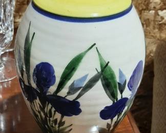 Herbon Blue Iris Vase